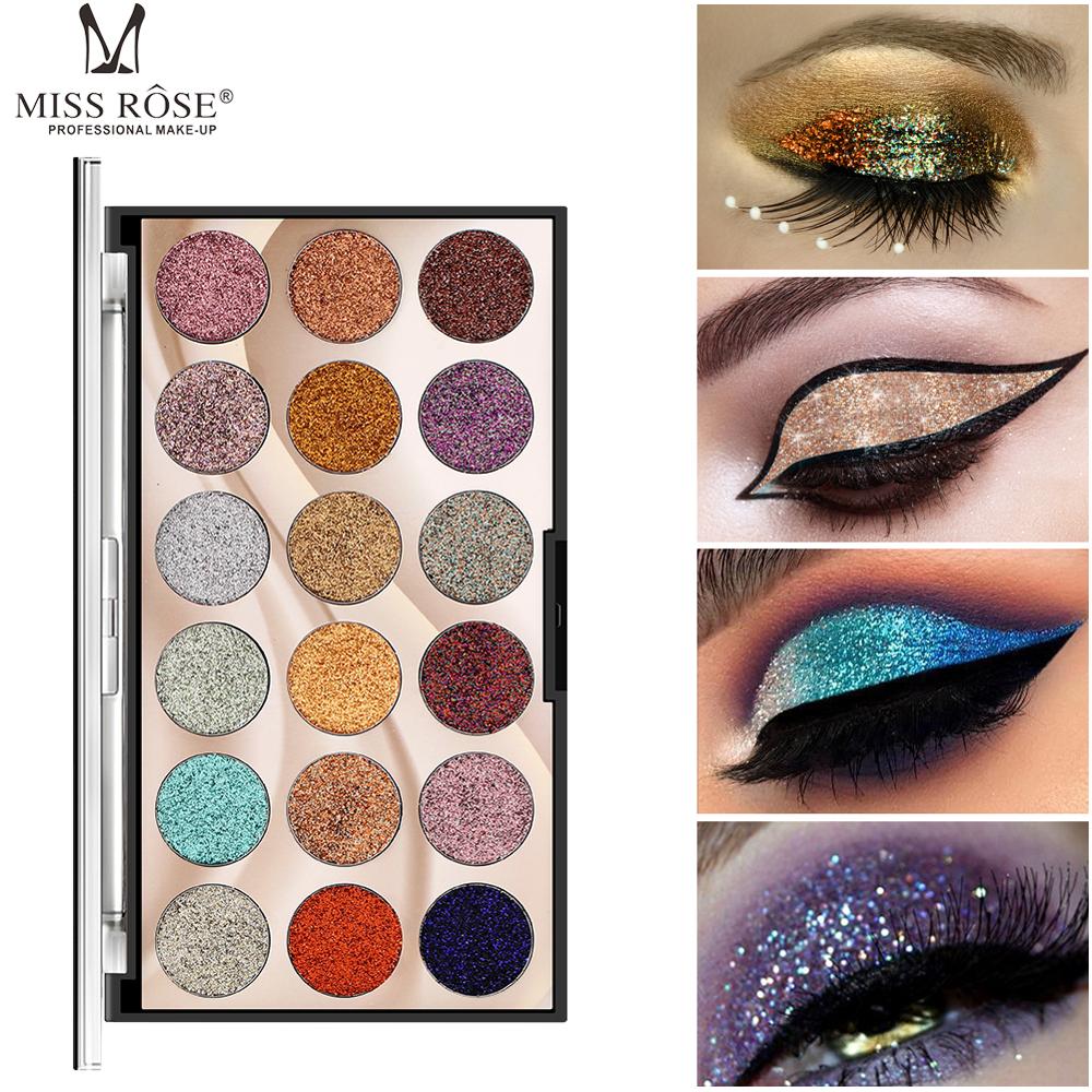 BestLand 15 Colors Glitter Eyeshadow Palette Shimmer Ultra Pigmented Makeup  Eye Shadow Powder Long Lasting Waterproof Holiday Party Makeup (Colors A)