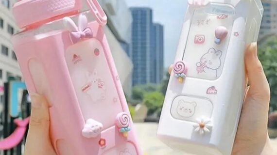 Kawai Water Bottle/ Korean Water bottle/ Cute water bottle 800ml